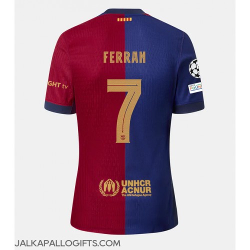 Barcelona Ferran Torres #7 Kotipaita 2024-25 Lyhythihainen